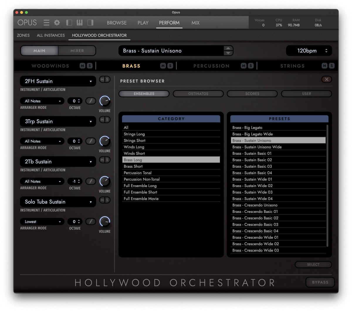 EastWest Hollywood Orchestra Opus - Download