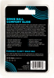 Ernie Ball 4289 Comfort Slide - large Baksidan av förpackningen av ett Ernie Ball 4289 Comfort sliderör i large storlek