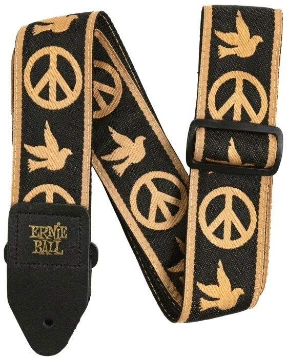 Ernie Ball 4613 Axelband med Peace Love Dove motiv