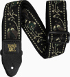 Ernie Ball 5372 Axelband - Black Pleasant Pheasant Jacquard Ernie Ball 5372 Black Pheasant axelband för gitarr och bas