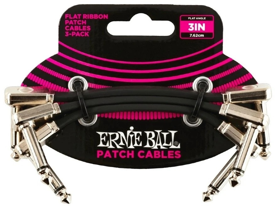 Ernie Ball 6220 3-pack patchkablar av h�g kvalit�