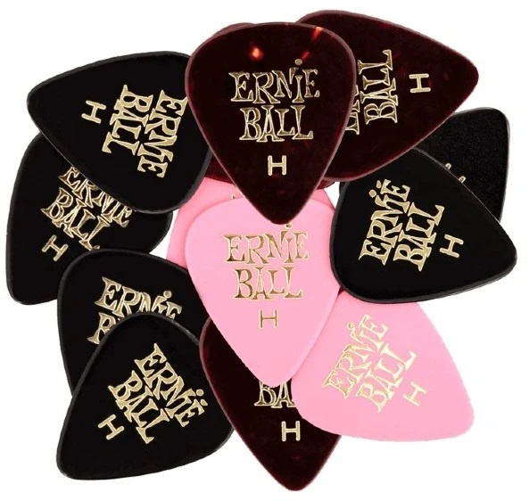 Ernie Ball Standard plektrum i paket om 12st Heavy tjocklek