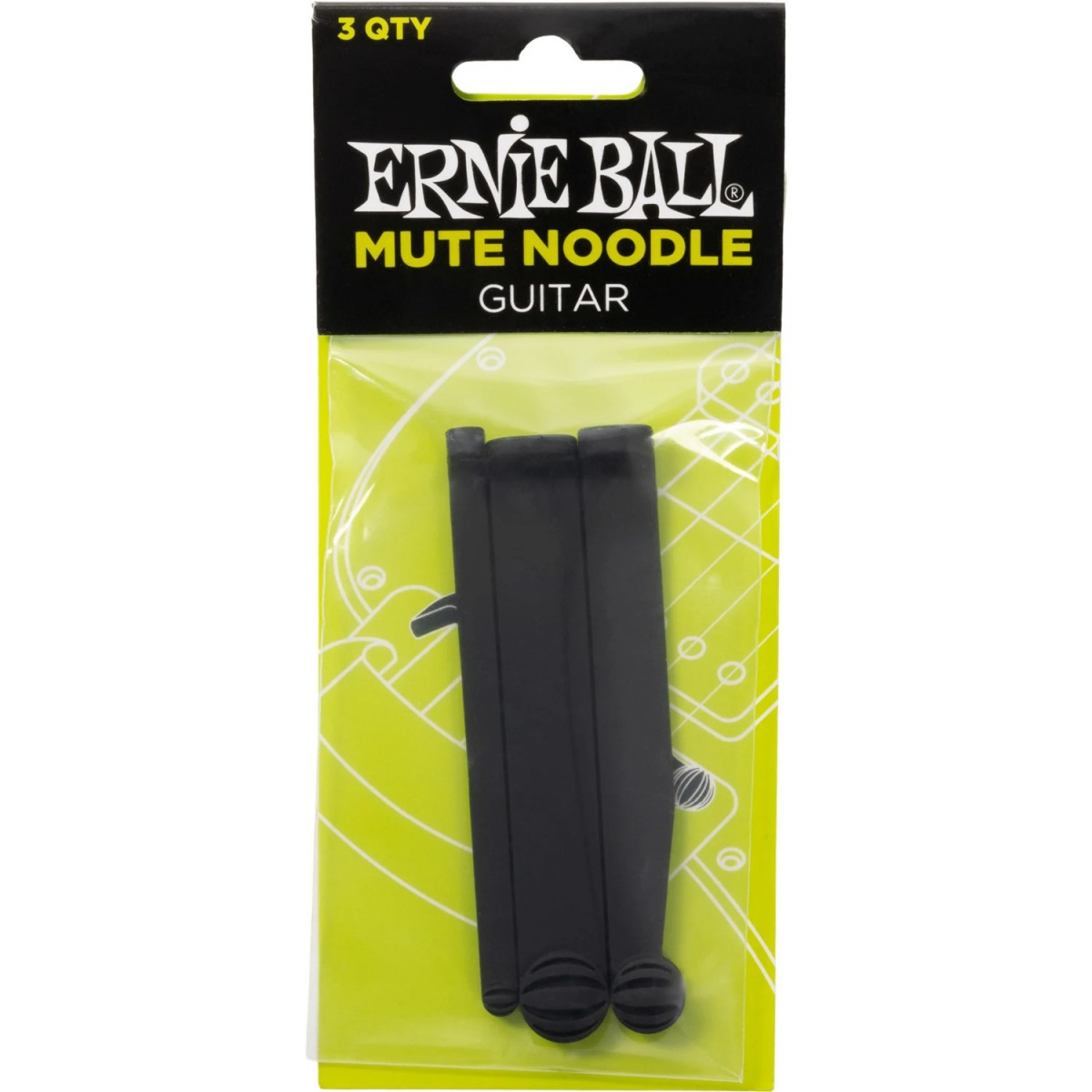 Ernie Ball 9636 Guitar Mute Noodle i 3-pack