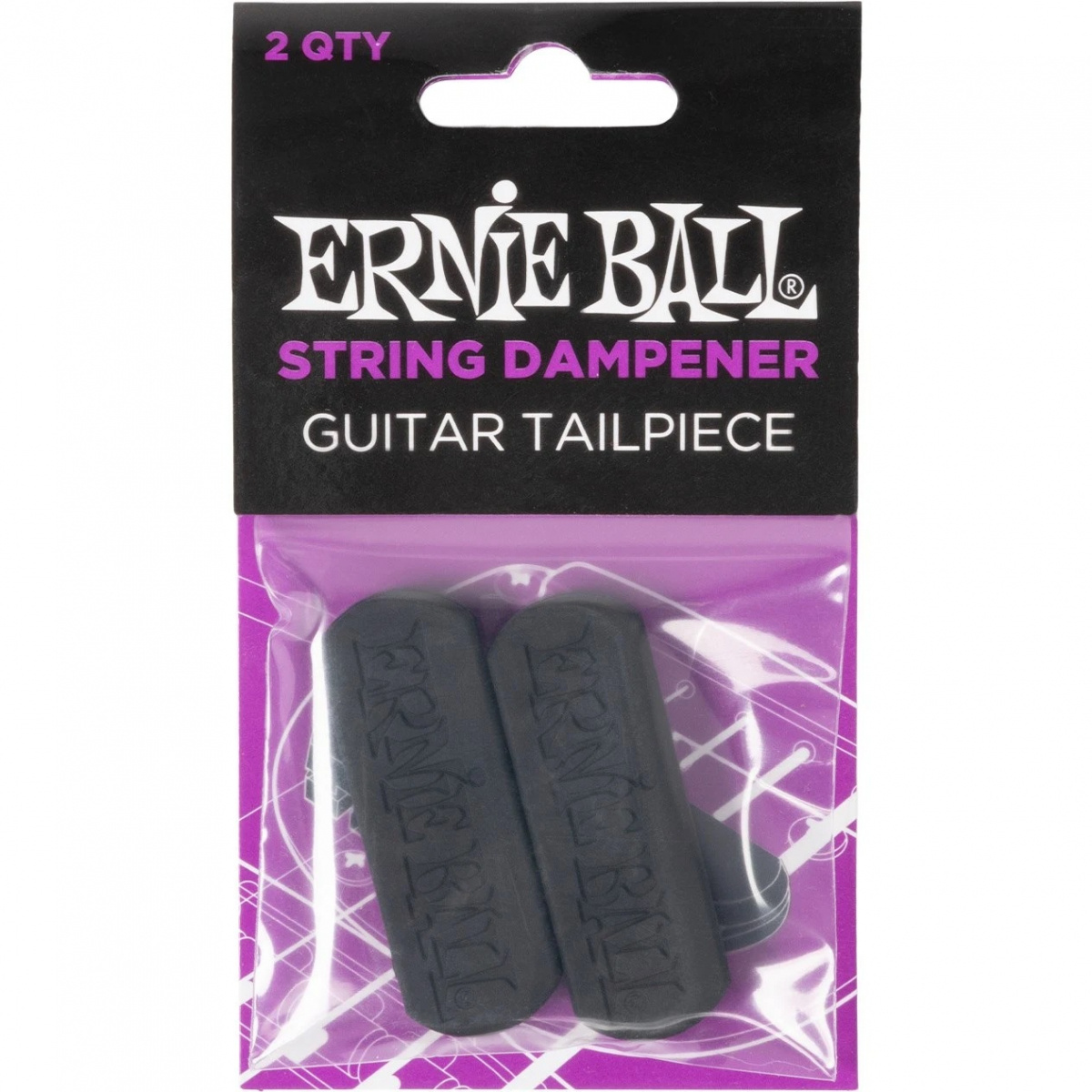 Ernie Ball 9638 Str�ngd�mpare bakom stallet p� en gitarr