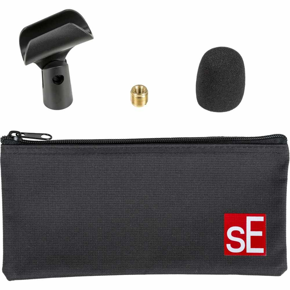 sE Electronics V3 svart dynamisk mikrofon med tillbeh�r