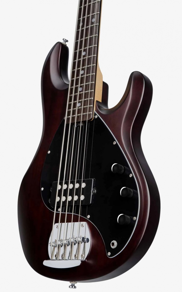 Sterling by Music Man Stingray RA5 elbas i walnut satin
