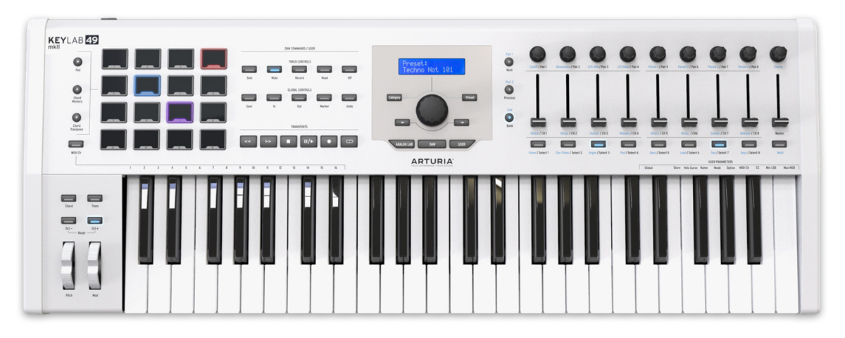 Arturia Keylab MkII 49 USB Controller - Vit