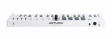 Arturia Minilab 37 - vit Baksidan av en Arturia MiniLab 37 MIDI-keyboard med 37 tangenter
