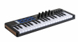 Arturia Minilab 37 - svart Arturia Minilab 37 midicontroller snett framifrån