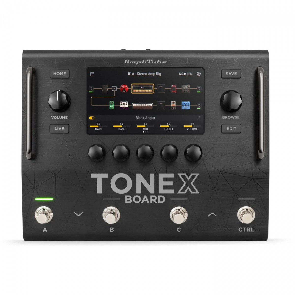 IK Multimedia TONEX Board amp modeler och multieffekt