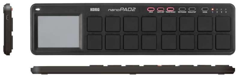 Korg nanoPAD2-BK USB Controller