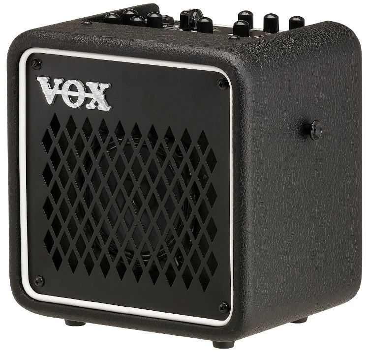 Portabel gitarrf�rst�rkare med extra ing�ng f�r s�ngmikrofon