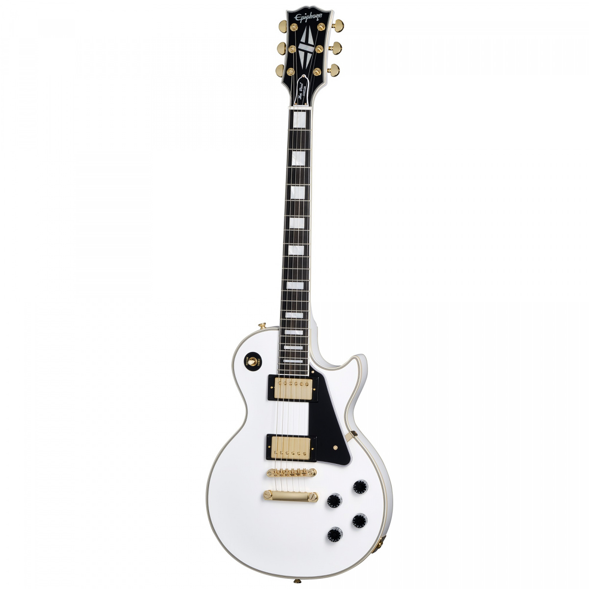 Les Paul Custom i snygg vit finish