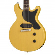 Gibson Les Paul Junior Double Cutaway TV Yellow Närbild P-90 mikrofon