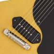 Gibson Les Paul Junior Double Cutaway TV Yellow Närbild P-90 mikrofon
