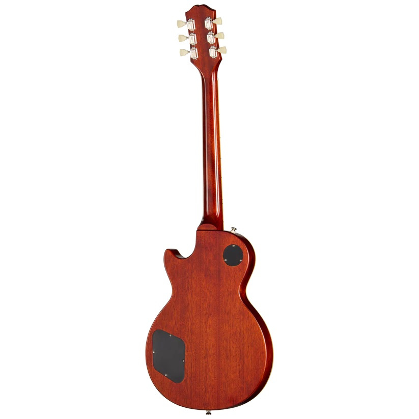 Baksidan av Epiphone Les Paul Standard 50s elgitarr i Washed Cherry Sunburst finish