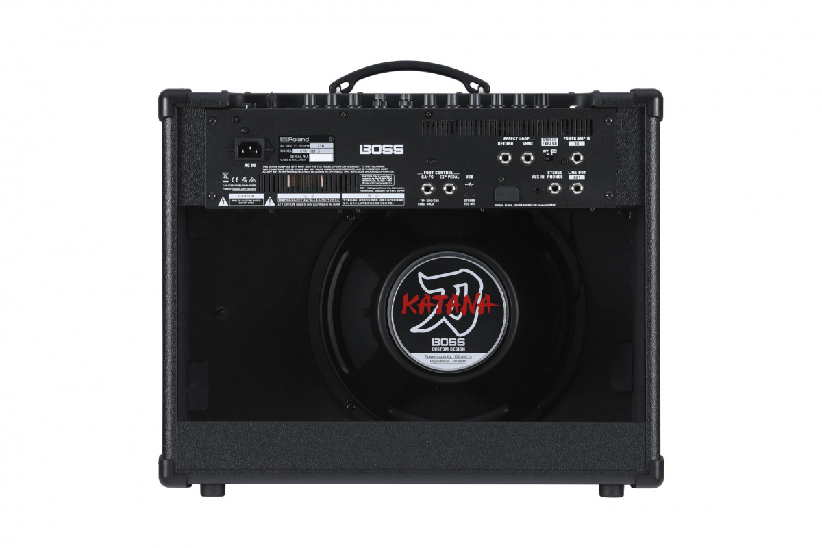 Boss Katana elgitarrf�rst�rkare med 100 watts slutsteg och 12
