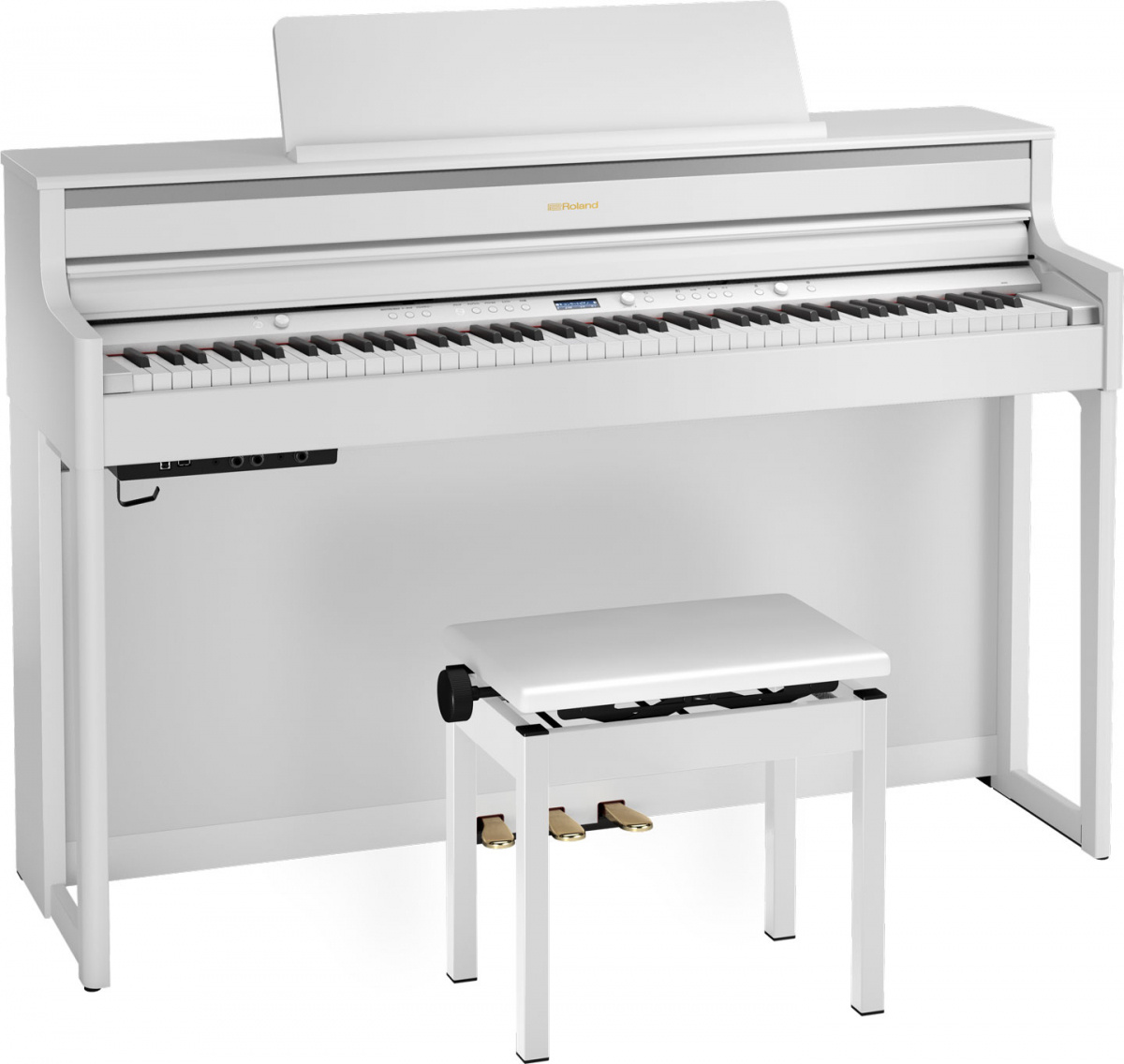 Roland HP704 Digital Piano - White