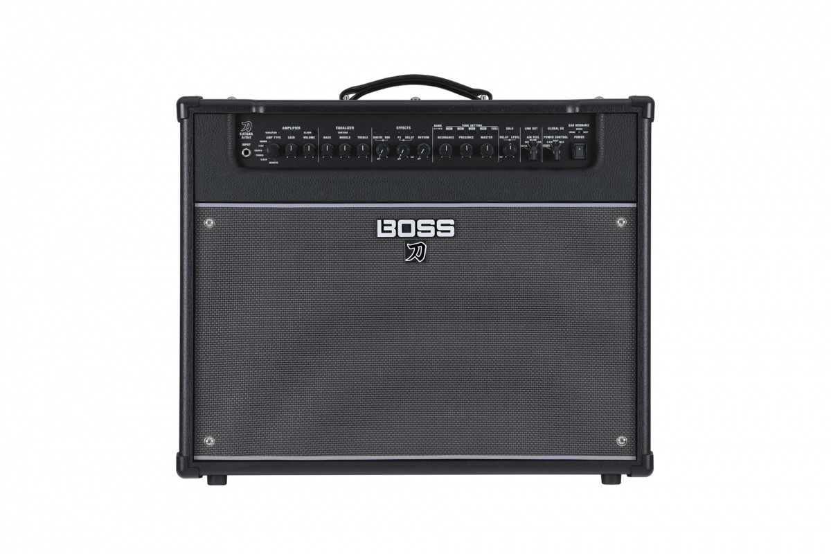 F�rst�rkare f�r elgitarr fr�n erk�nda Boss. Katana serien har massvis av ljudm�jligheter och effekter.