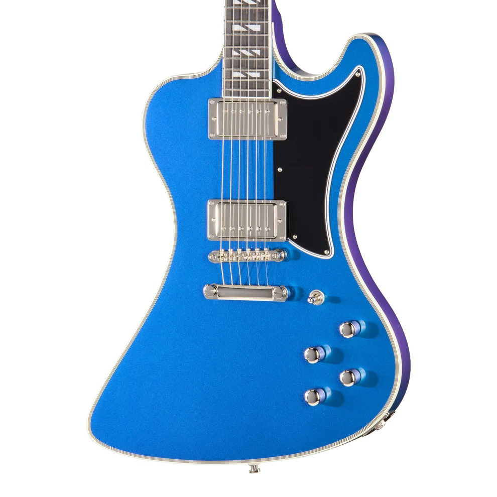 N�rbild p� Epiphone Futura RD Custom elgitarr i Twilight Shift finish