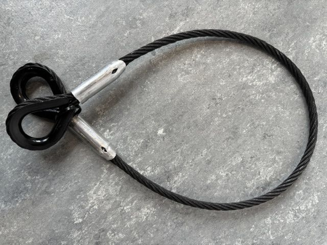 Rigging steel 1m 1000kg svart