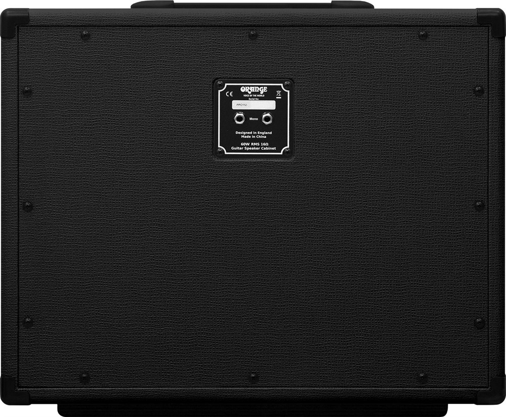 Orange PPC112 Black baksida med h�gtalaranslutningar