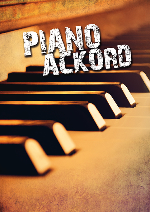 Notbok med pianoackord och vanliga ackordsf�ljder