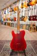Belle Guitars Custom Tele Candy Apple Red over Floral Belle Guitars Custom Tele Candy Apple Red over Floral