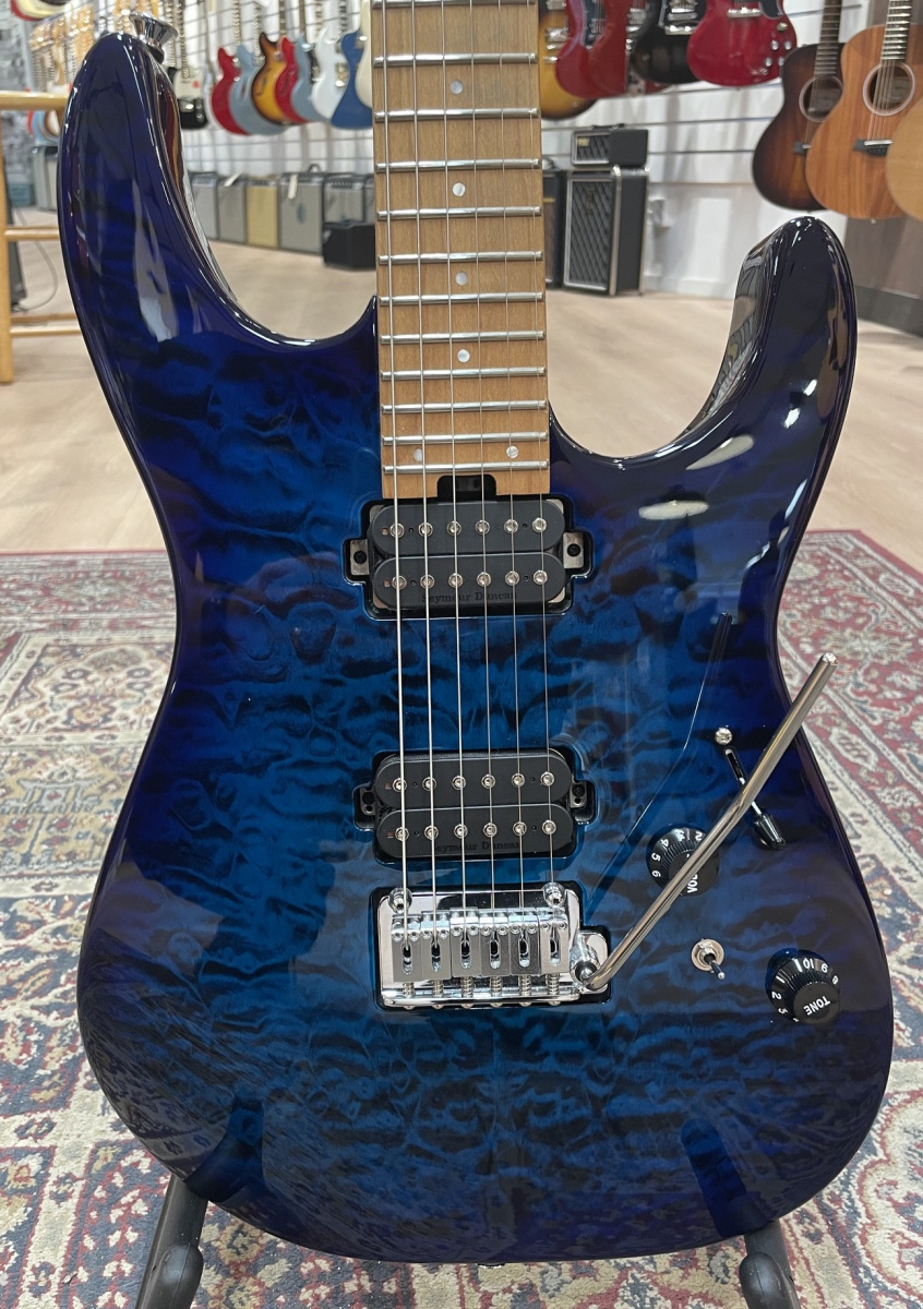 Charvel Pro-Mod DK24 HH 2PT CM QM Chlorine Burst - Begagnad