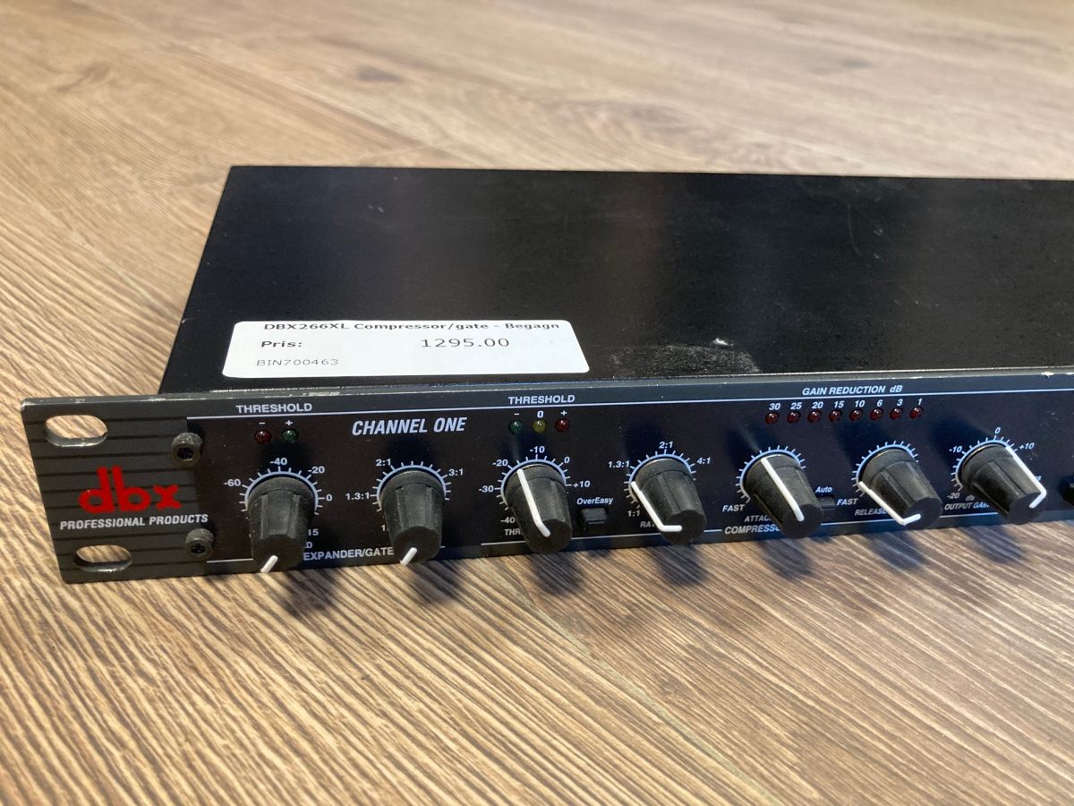 DBX266XL Compressor/gate - Begagnad