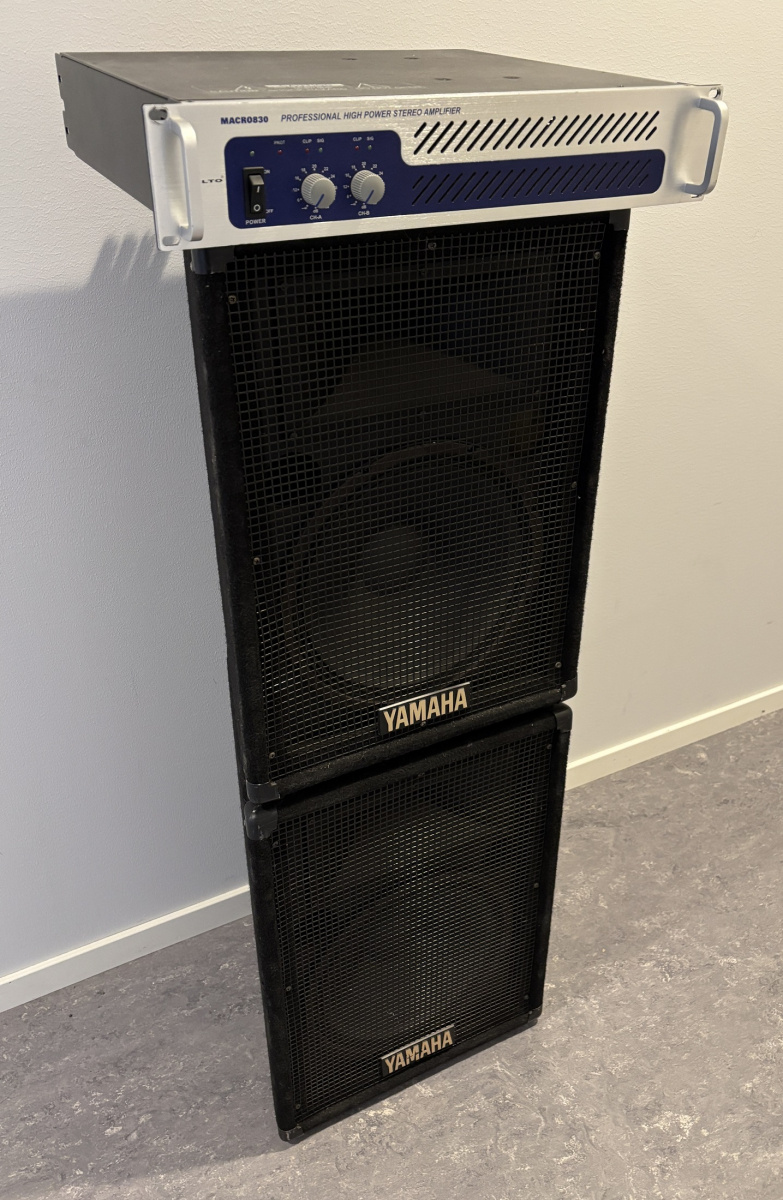 Yamaha ljudanl�ggning - begagnad