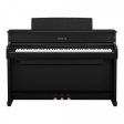 Yamaha CLP-875 - Svart Yamaha CLP875B digitalpiano i svart finish sett framifrån