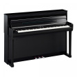 Yamaha CLP-885 - Svart Polerat Yamaha Clavinova CLP-885PE sett snett framifrån
