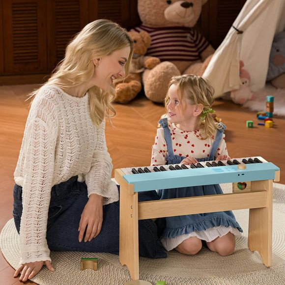Donner KIDO V-20 Piano f�r barn - light blue