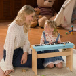 Donner KIDO V-20 Piano för barn - light blue Donner KIDO V-20 Piano för barn - light blue