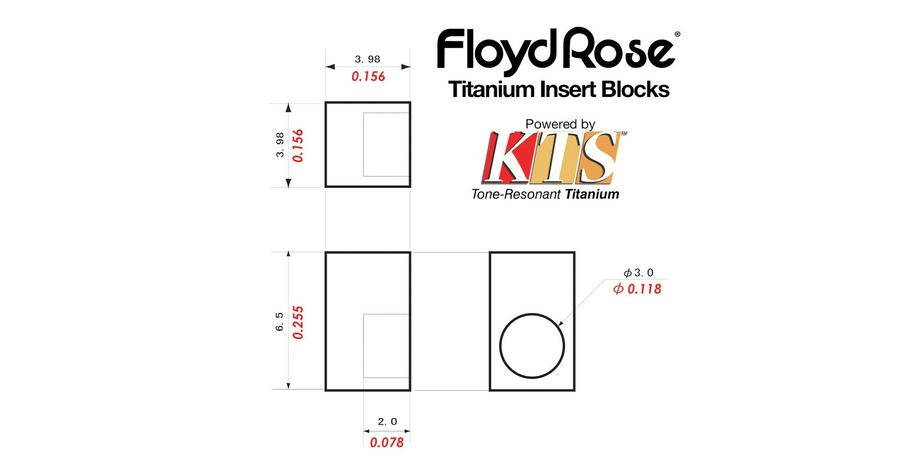 Floyd Rose Str�ngl�sblock Stall Titan 6-pack