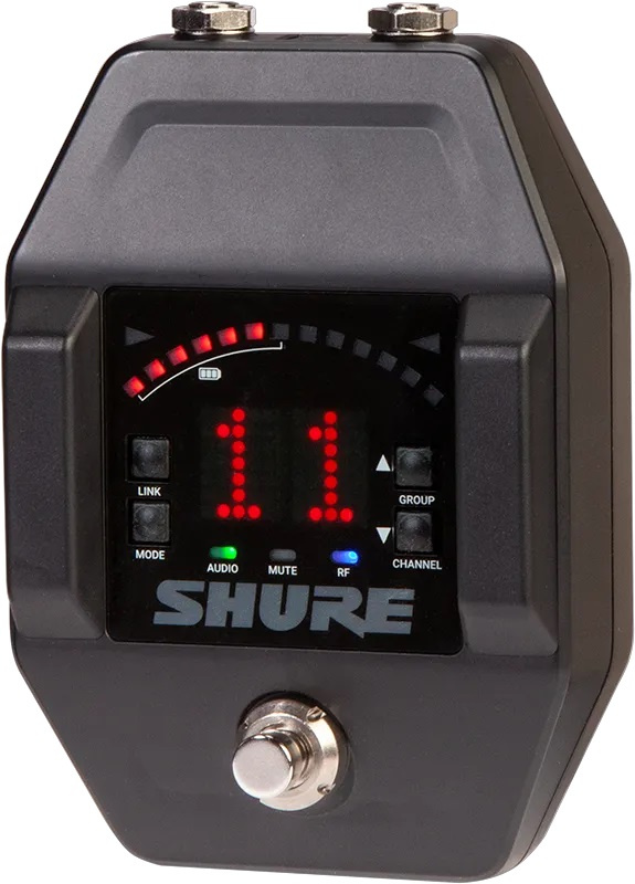 Shure tr�dl�st system f�r gitarr och bas