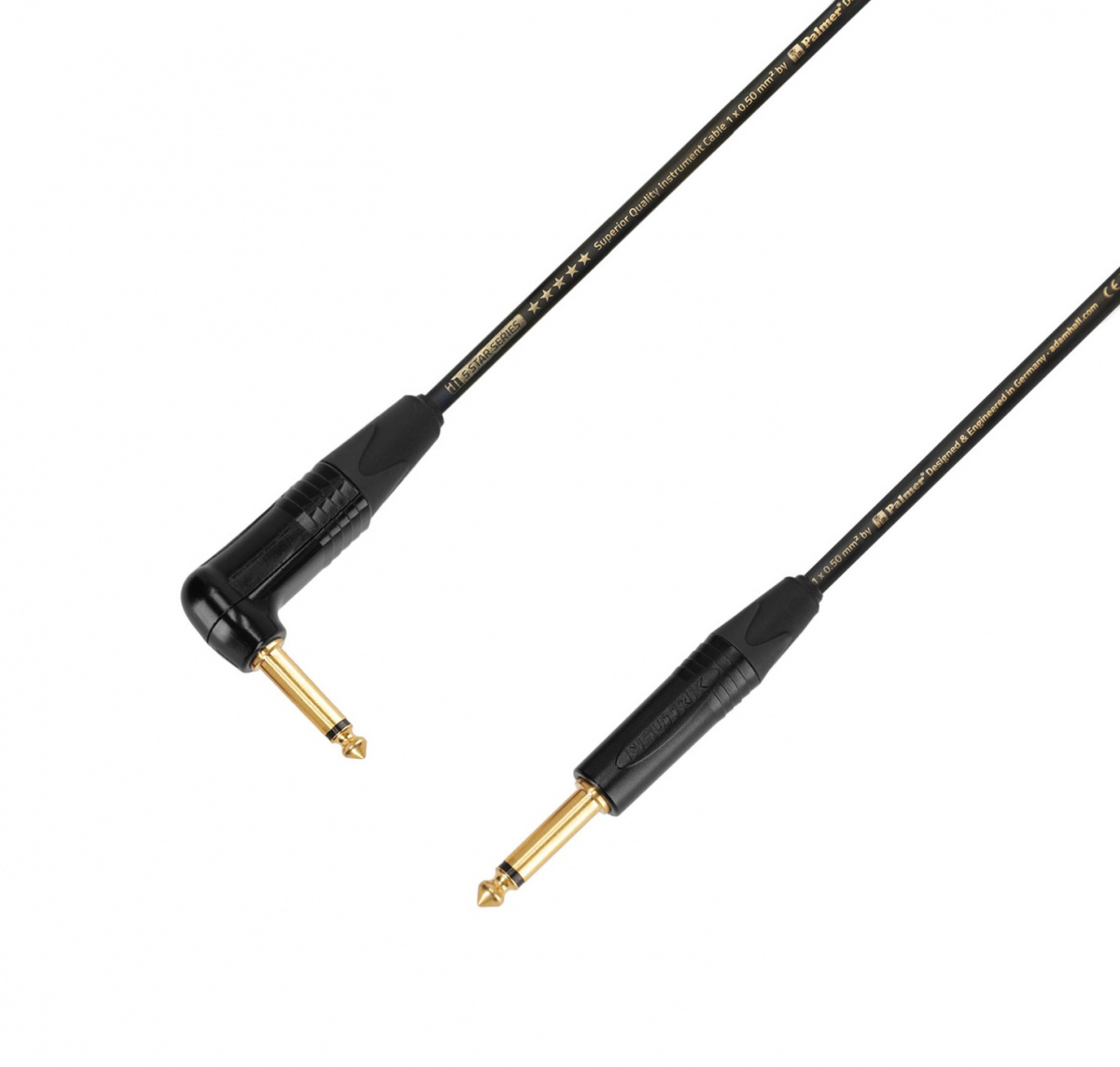 Adam Hall 5 Star Instrumentkabel Vinklad - 6m
