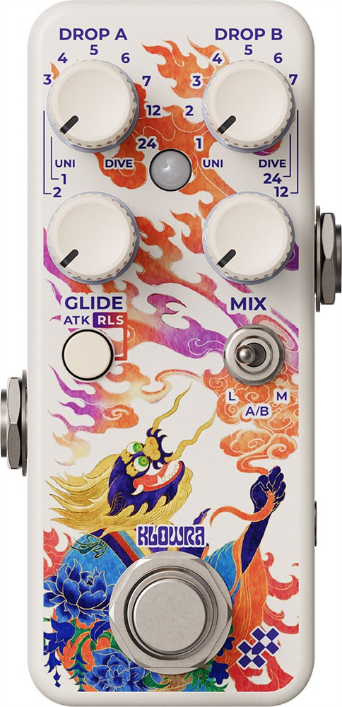 Klowra Dive Pitch Shifter polyfonisk gitarrpedal