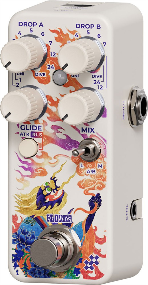 Klowra Dive polyfonisk pitch shifter för gitarr