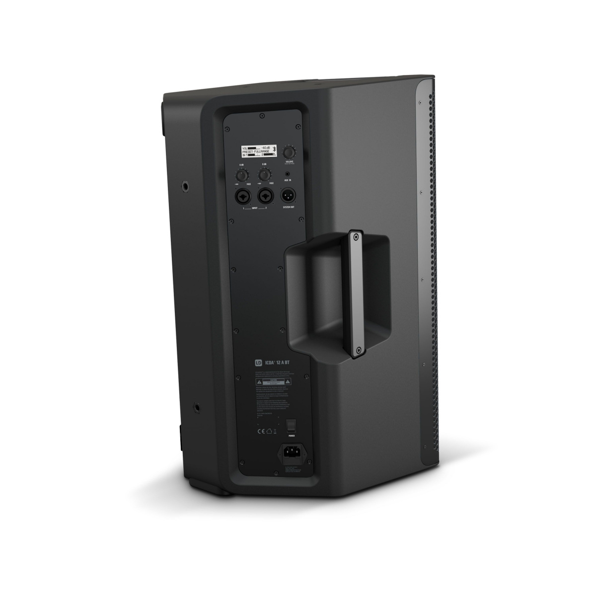 LD Systems ICOA 12 A BT sedd bakifrån