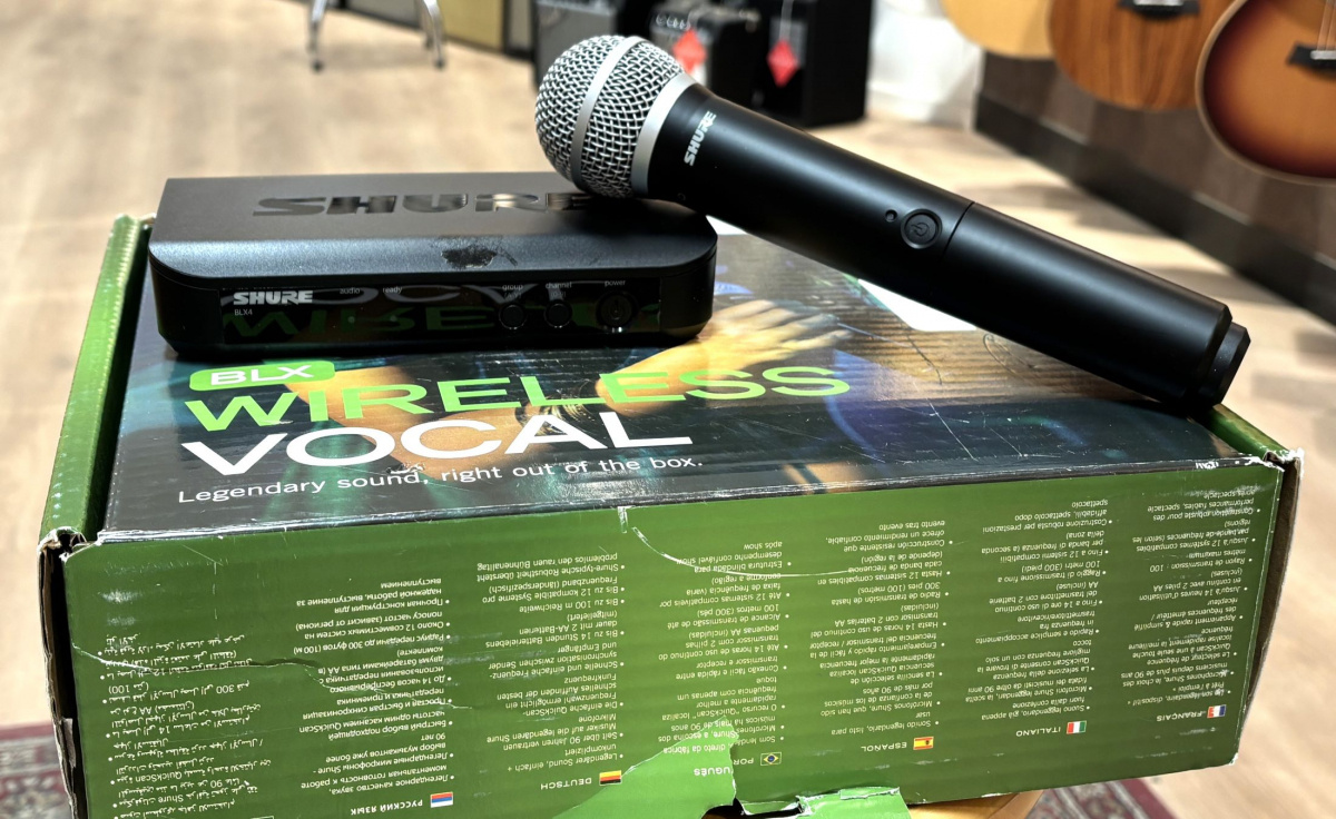 Shure BLX24 PG58 Tr�dl�st System - begagnat