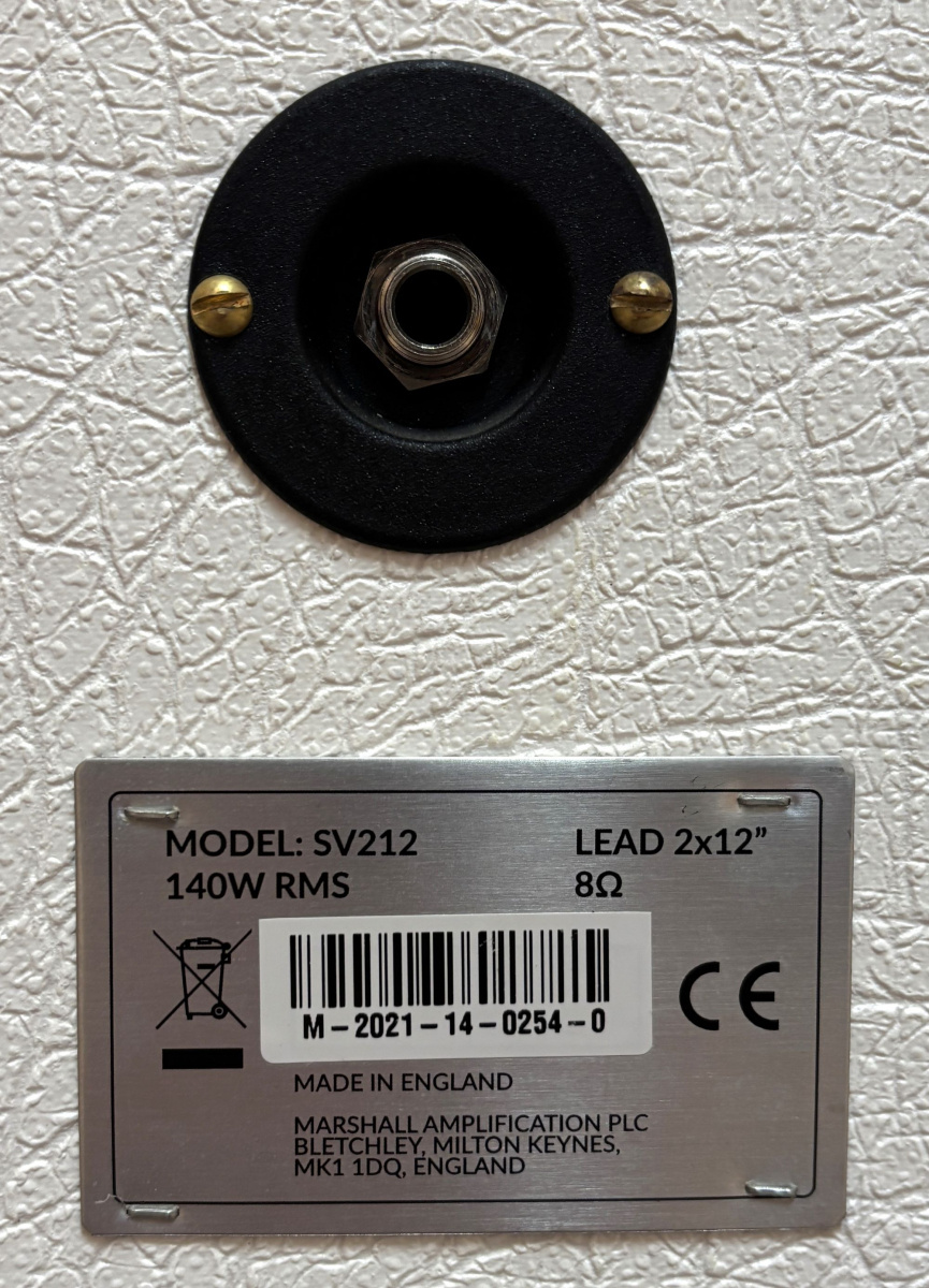 Marshall SV212 D7 Kabinett - begagnad