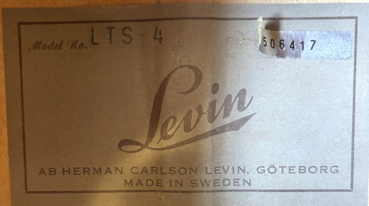 Levin LTS-4 12-str�ngad - begagnad