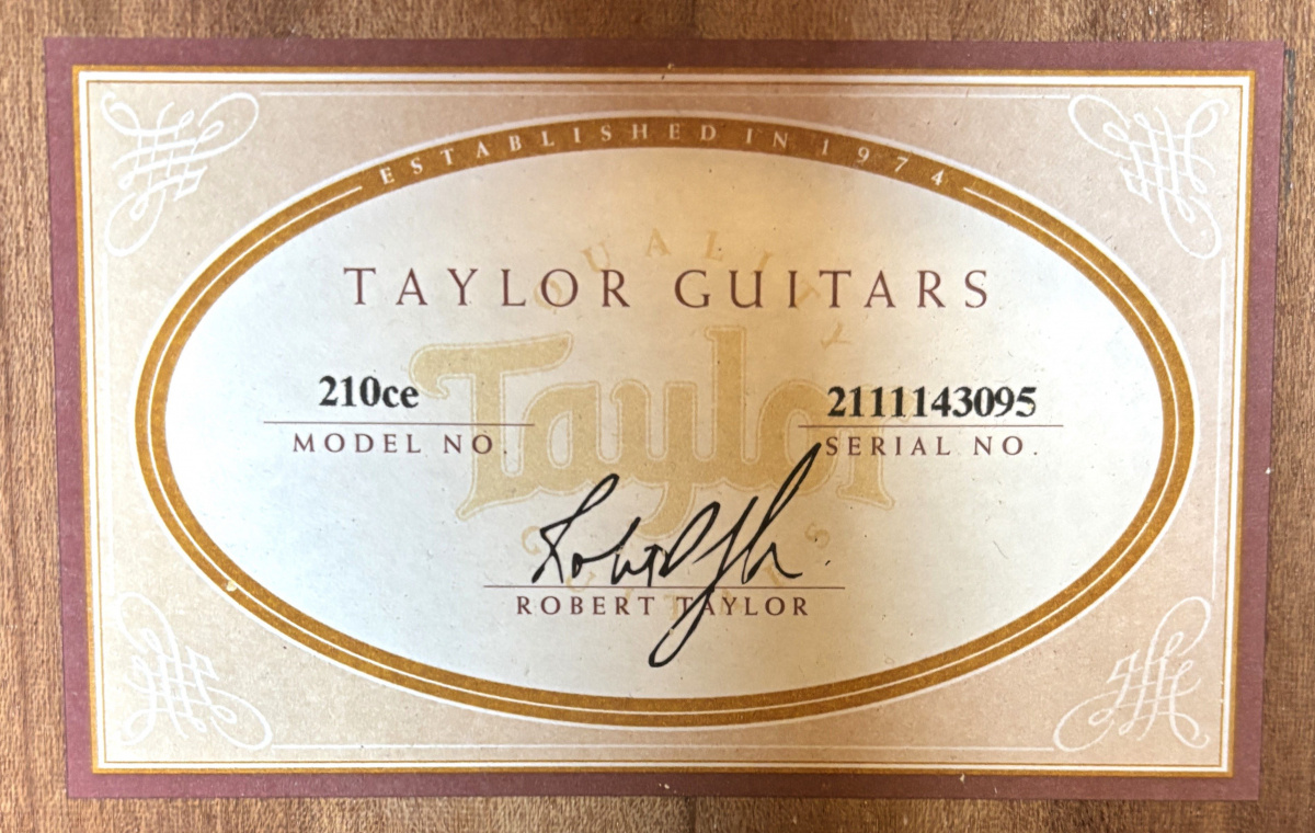 Taylor 210ce Dreadnought - begagnad