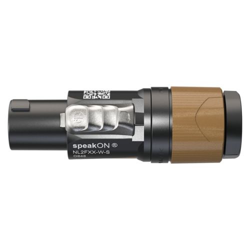 Neutrik NL2FXX-W-S 2-polig kontakt