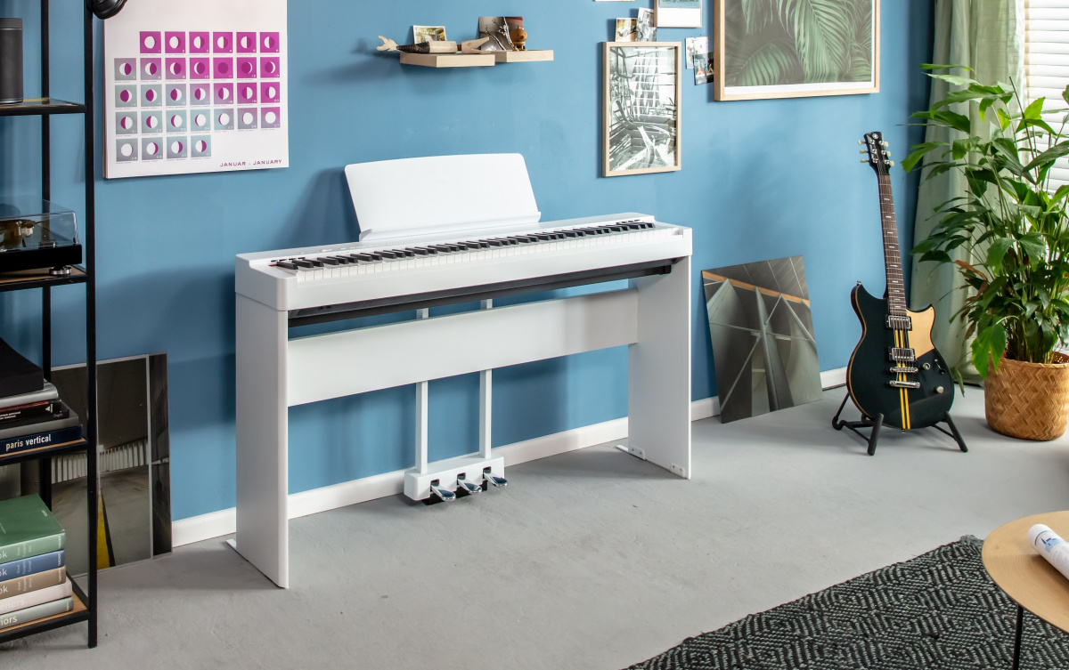 Yamaha P-225 Digitalpiano - Vitt