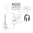 Palmer Pocket Amp MK2 Kopplingsschema för en Palmer Pocket Amp MK 2 kompakt preamp för elgitarr