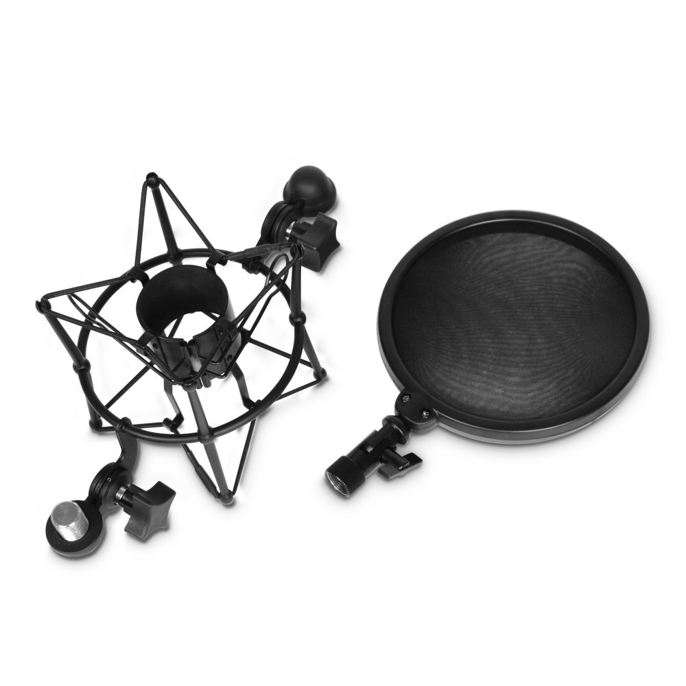 Adam Hall DSM400 Shockmount w Pop Filter
