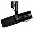 Shure SM7dB Active Cardioid Dynamic Studio Vocal Mic Svart SM7DB vinkel till vänster